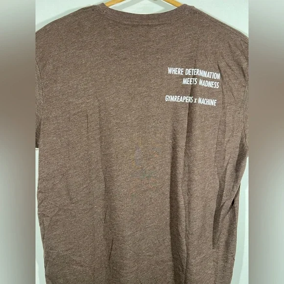 Gymreapers x Machine T-Shirt Men’s Skull Workout Fitness Determination Madness L - Picture 8 of 11